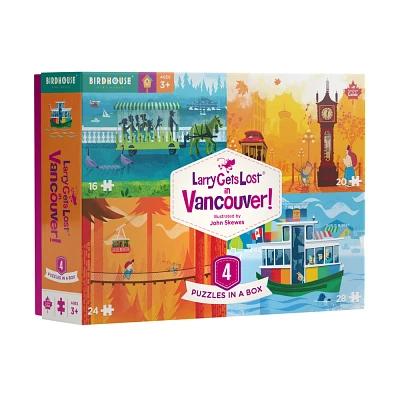 Larry Gets Lost in Vancouver Puzzle - (Larry Gets Lost - Canada) (Hardcover)