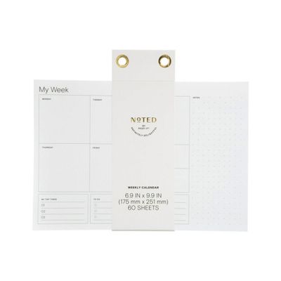 Post-it 10x8 Note Weekly Planner