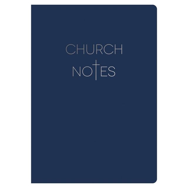 Lined Journal Church Notes: Piccadilly Blue Soft Cover Sermon Notes & Bible Notebook, 6x8.5, 204 Pages