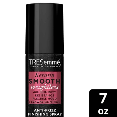 Tresemme Keratin Smooth Weightless Anti-Frizz Finishing Spray Flexible Hold Hair Treatment - 7oz