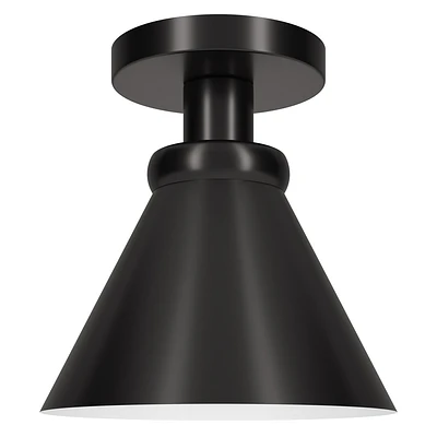 Hampton & Thyme 9 Semi Flush Mount with Metal Shade : UL Listed, 60W, Modern Ceiling Fixture