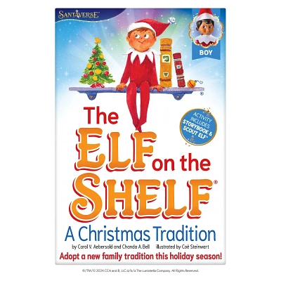 The Elf on the Shelf - Brown Eye Boy Elf - by Chanda Bell (Hardcover)