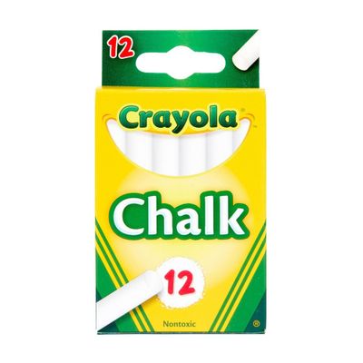 Crayola 12ct Chalk : Washable Non-Toxic Chalkboard & Sidewalk Chalk for Kids 3+