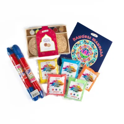 Kulture Khazana Holi Festival of Colors Celebration Kit