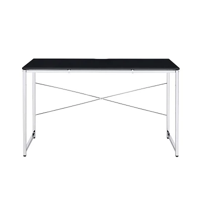 Acme Furniture Tennos Desk Black/Chrome Finish