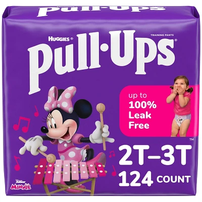 Pull-Ups Girls Learning Design Pack Disposable Training Pants - 2T-3T - 124ct