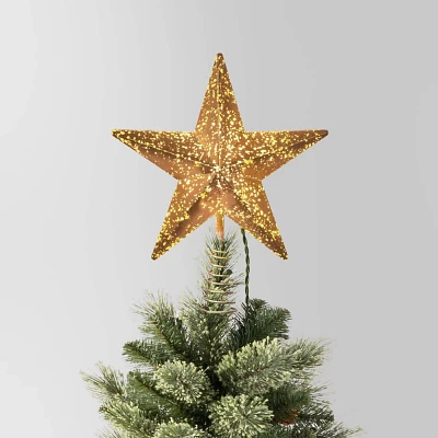 10 Pre-lit Faux Mercury Star Christmas Tree Topper