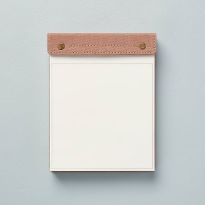 Faux Canvas 200pg Unruled Notepad Brown/Cream - Hearth & Hand with Magnolia