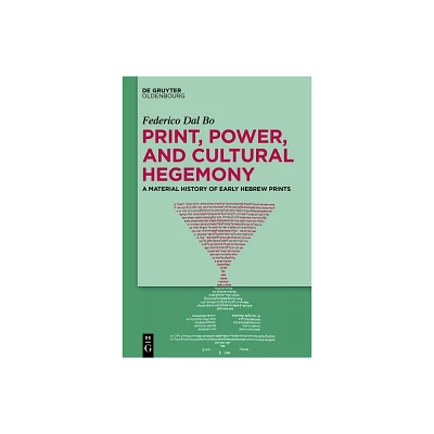 Print, Power, and Cultural Hegemony - by Federico Dal Bo (Hardcover)