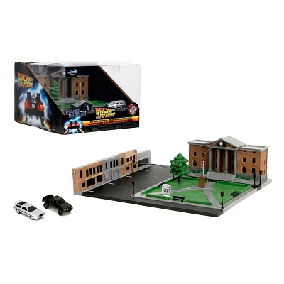 Jada Back to the Future Clock Tower Nanoscene Vehicle Playset