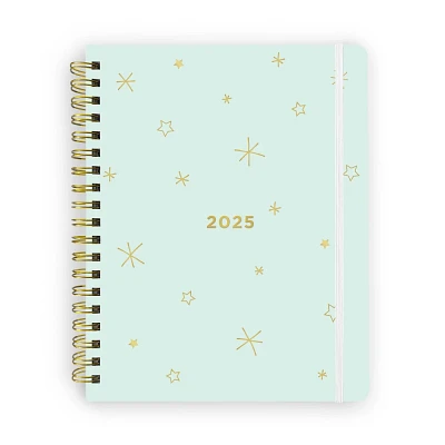 lake + loft Sparkles Aqua 17-month 2025 Reverie Planner