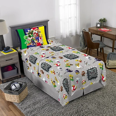 Mario Twin Sheet Set