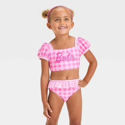 Toddler Girls Barbie Tankini Set