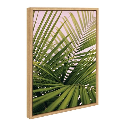 Kate & Laurel All Things Decor  Sylvie Her Majesty 2 Framed Canvas Wall Art: Tropical Botanical Print, Modern Decor Style