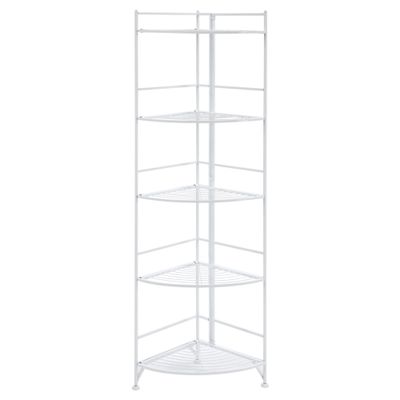 48 4 Tier Corner Shelf Black - Breighton Home