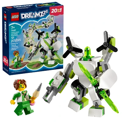 LEGO DREAMZzz Z-Blobs Robot and Vehicle Adventures Mech Toy Building Kit with 19 Build Options 71487