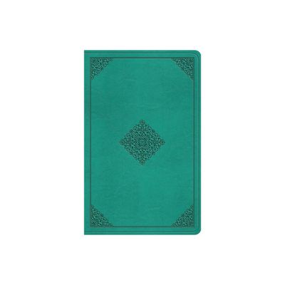 ESV Value Thinline Bible (Trutone, Teal, Ornament Design) - (Leather Bound)