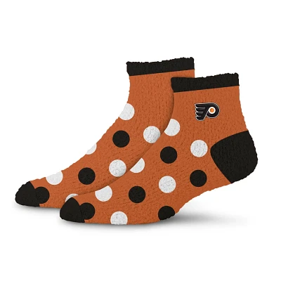 NHL Philadelphia Flyer Dotty Fuzzy Sock - One Size Fit Mot