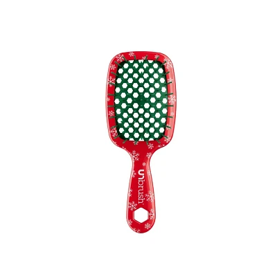 UNbrush Snowflakes Mini Detangling Hair Brush