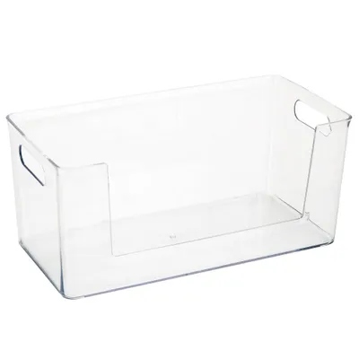 Simplify Rectangle Open Front Organizer Clear