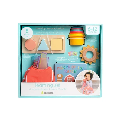 Pearhead Learning Kit for Babies 6-12 Months - 8pk