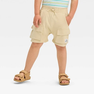 Grayson Mini Toddler Boys French Terry Pull-On Cargo Shorts