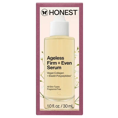 Honest Beauty Ageless Firm and Even Serum with Vegan Collagen and Niacinamide - 1.0 fl oz