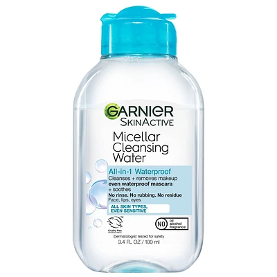 Unscented Garnier Skin Active Micellar Cleansing Water - For Waterproof Makeup