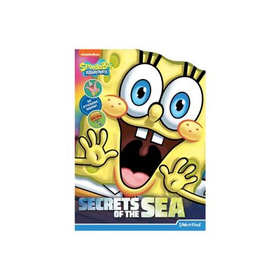 Spongebob Shapped Look And Find Book With Stickers