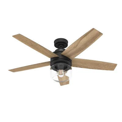 52 Margo Ceiling Fan with Light Kit and Handheld Remote (Includes LED Light Bulb) - Fan: -Blade