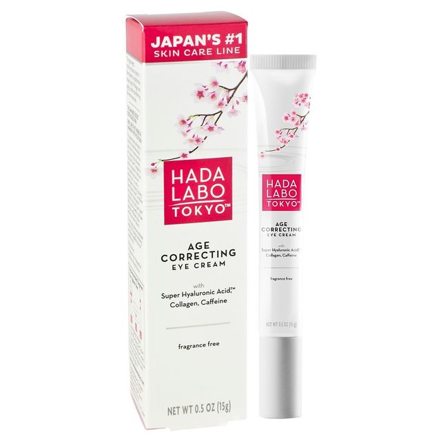 Hada Labo Tokyo Age Correcting Eye Cream, Anti-Aging Wrinkle Under Eye Cream - 0.5oz