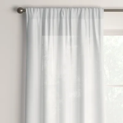 1pc 60x84 Sheer Window Curtain Panel White - Room Essentials
