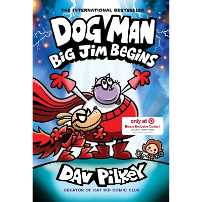 Dog Man: Big Jim Begins (Dog Man #13) - Target Exclusive Edition - by Dav Pilkey (Hardcover)