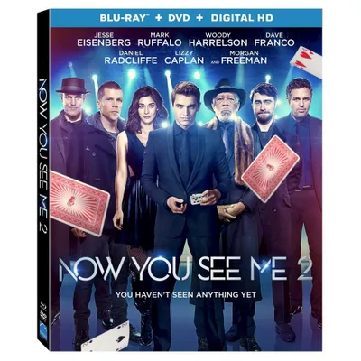 Now You See Me 2 (Blu-ray + DVD + Digital)