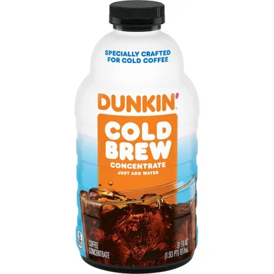 Dunkin Cold Brew Coffee Concentrate - 31oz