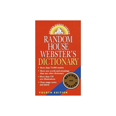 Random House Websters Dictionary - (Paperback)