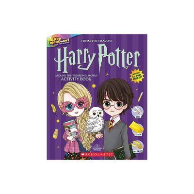 Around the Wizarding World Activity Book (Harry Potter: Foil Wonders) - by Jasper Meadowsweet (Hardcover)