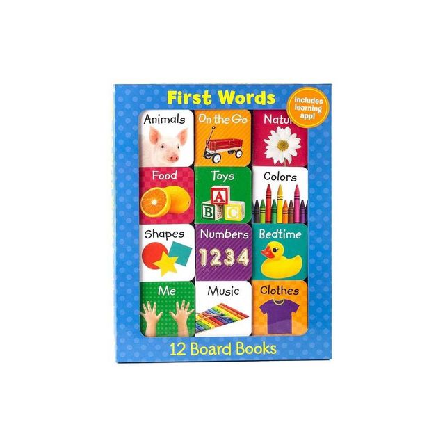 First Words (12 Board Book Set) - (Early Learning) by Little Grasshopper Books & Publications International Ltd