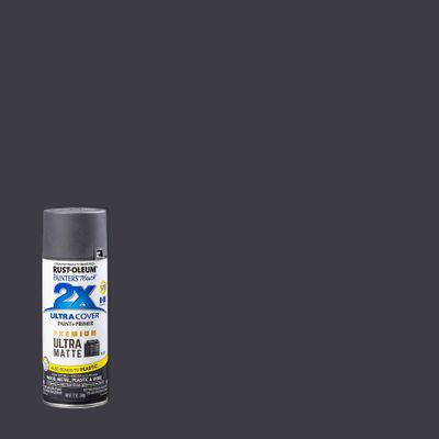 Rust-Oleum 12oz 2X Painters Touch Ultra Cover Matte Slate Spray Paint