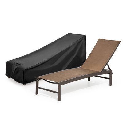 Outdoor Five Position Adjustable Chaise Lounge Chair Beige - Crestlive  Products