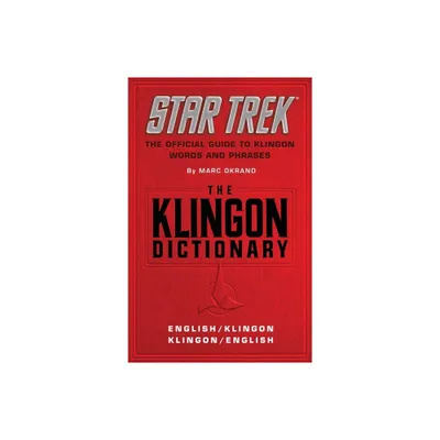 The Klingon Dictionary - (Star Trek) by Marc Okrand (Paperback)