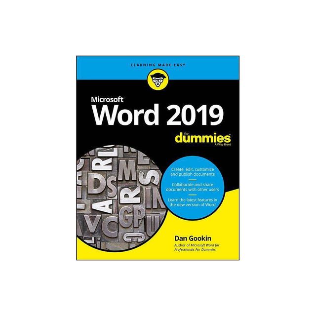 Word 2019 for Dummies - by Dan Gookin (Paperback)