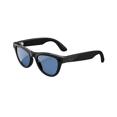 Ray-Ban | Meta Wayfarer Smart Glasses - Shiny Black Frames, Blue Transition Lenses