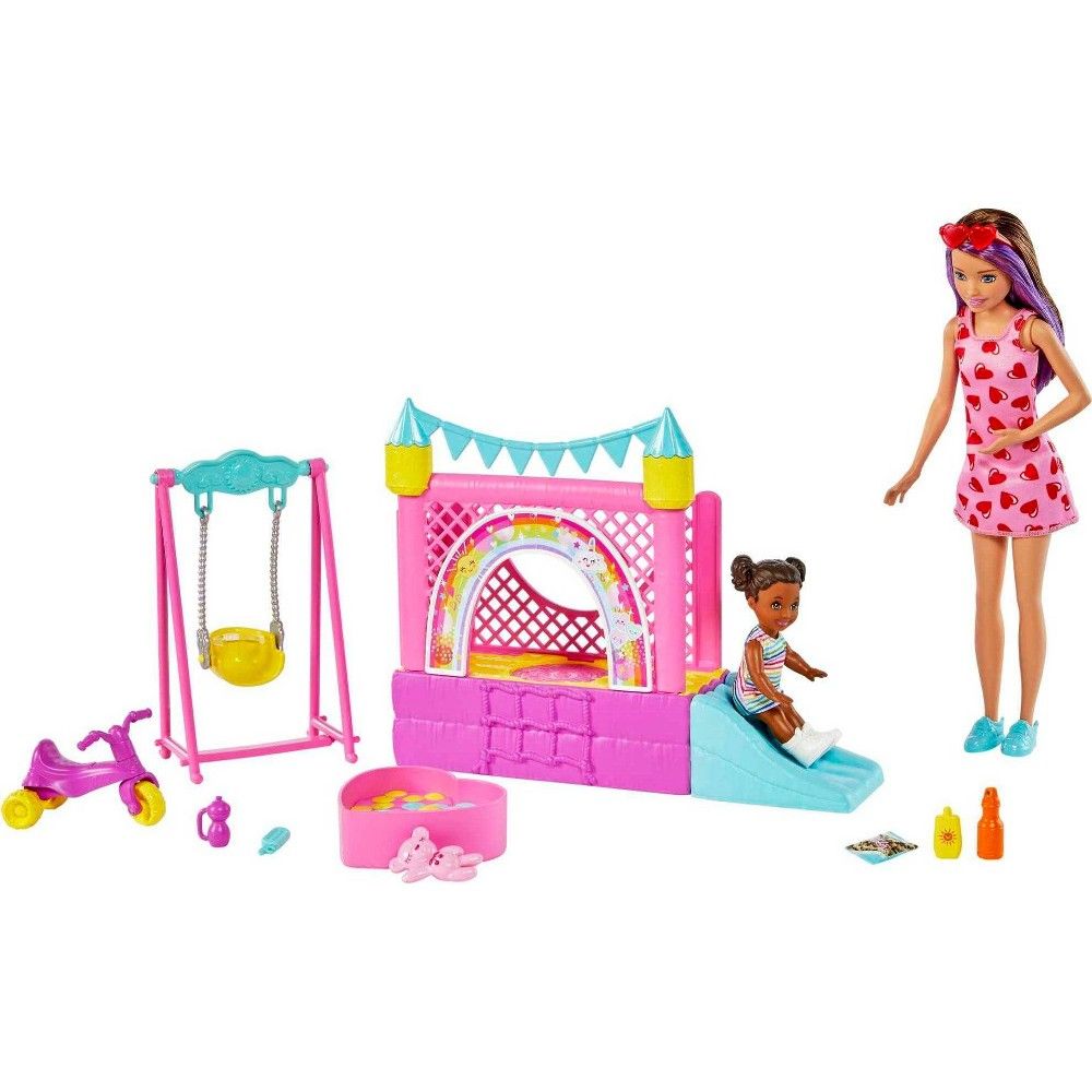 Barbie Skipper Babysitters Inc. Bounce House Playset | The Market Place