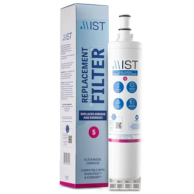 Mist 4396508 & EDR5RXD1 Water Filter Replacement: Fridge Water Filter for Whirlpool, Reduces Chlorine & Odors