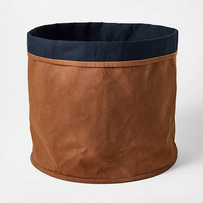 Large Solid Canvas Storage Basket - Threshold designed with Studio McGee