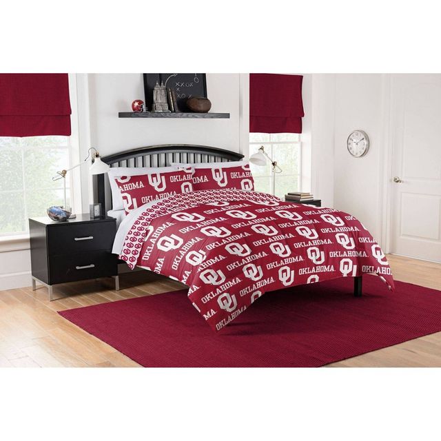 NCAA Oklahoma Sooners Rotary Bed Set