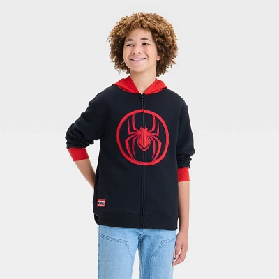 Boys Spider-Man Character Hooded Sweatshirt