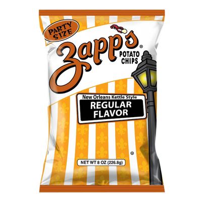 Zapps New Orleans Kettle Style Regular Flavor Potato Chips - 8oz