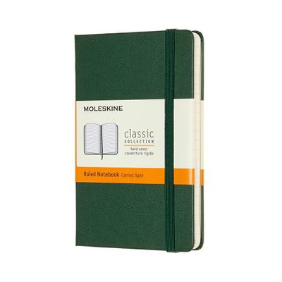 Moleskine Ruled Notebook Classic Hardcover Myrtle Green